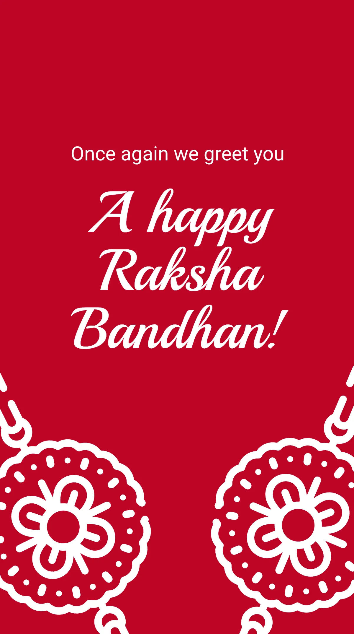 Free Happy Raksha Bandhan Instagram Story Template to Edit Online