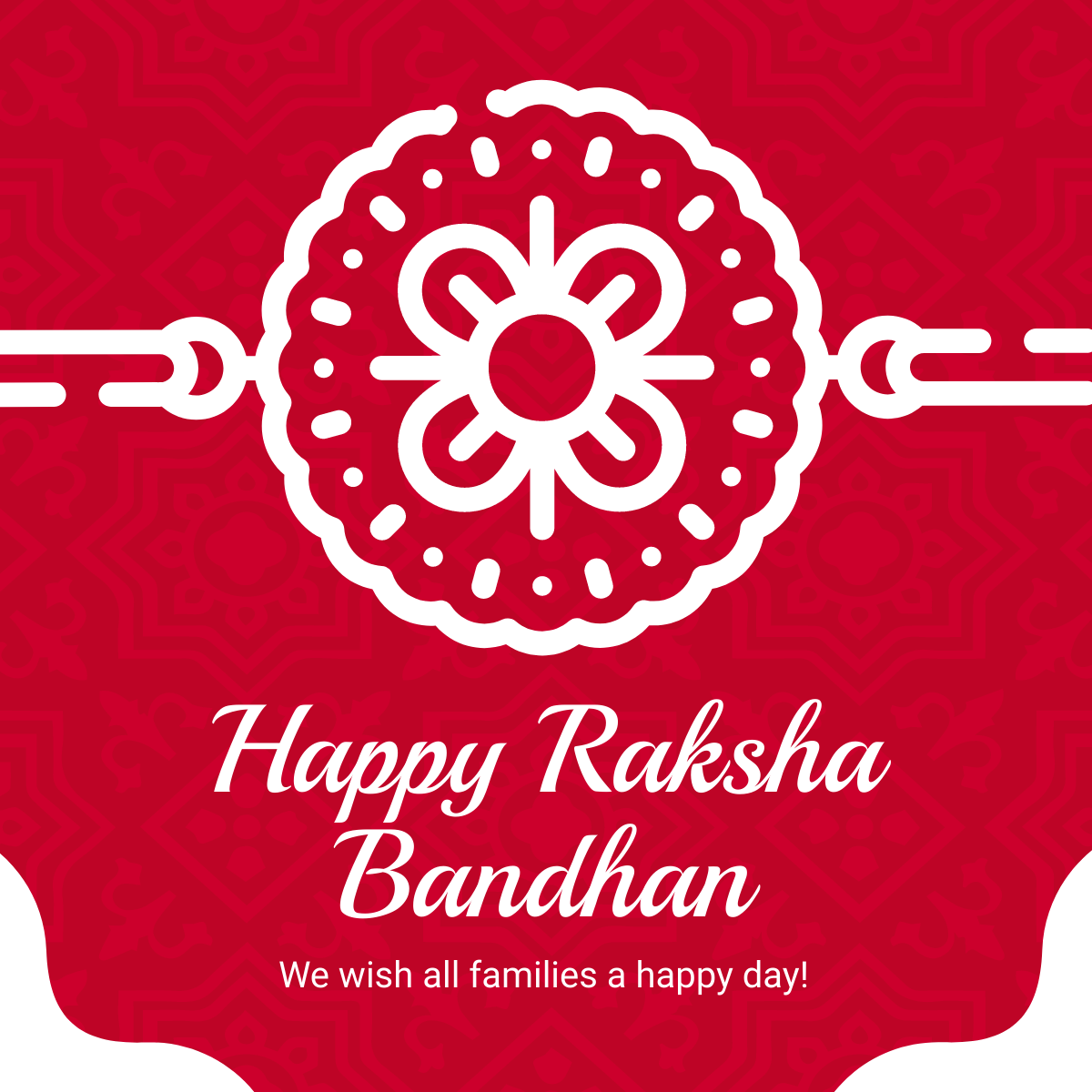 Happy Raksha Bandhan Linkedin Post Template