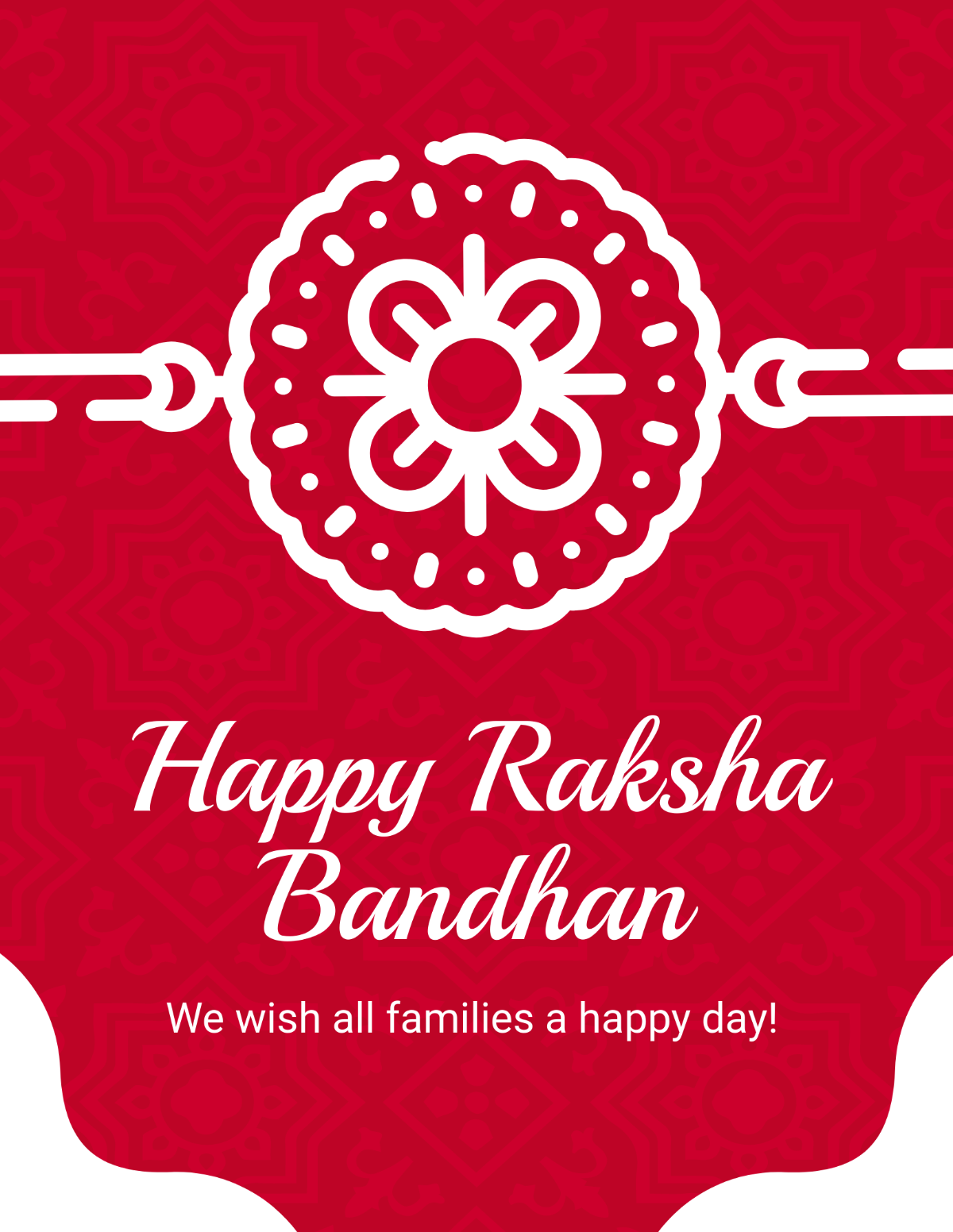 Happy Raksha Bandhan Flyer Template