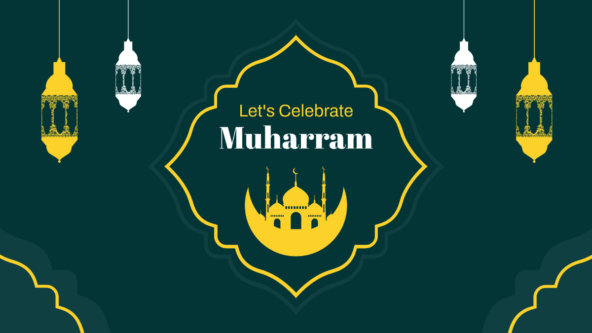 Free Muharram Festival Wallpaper Template