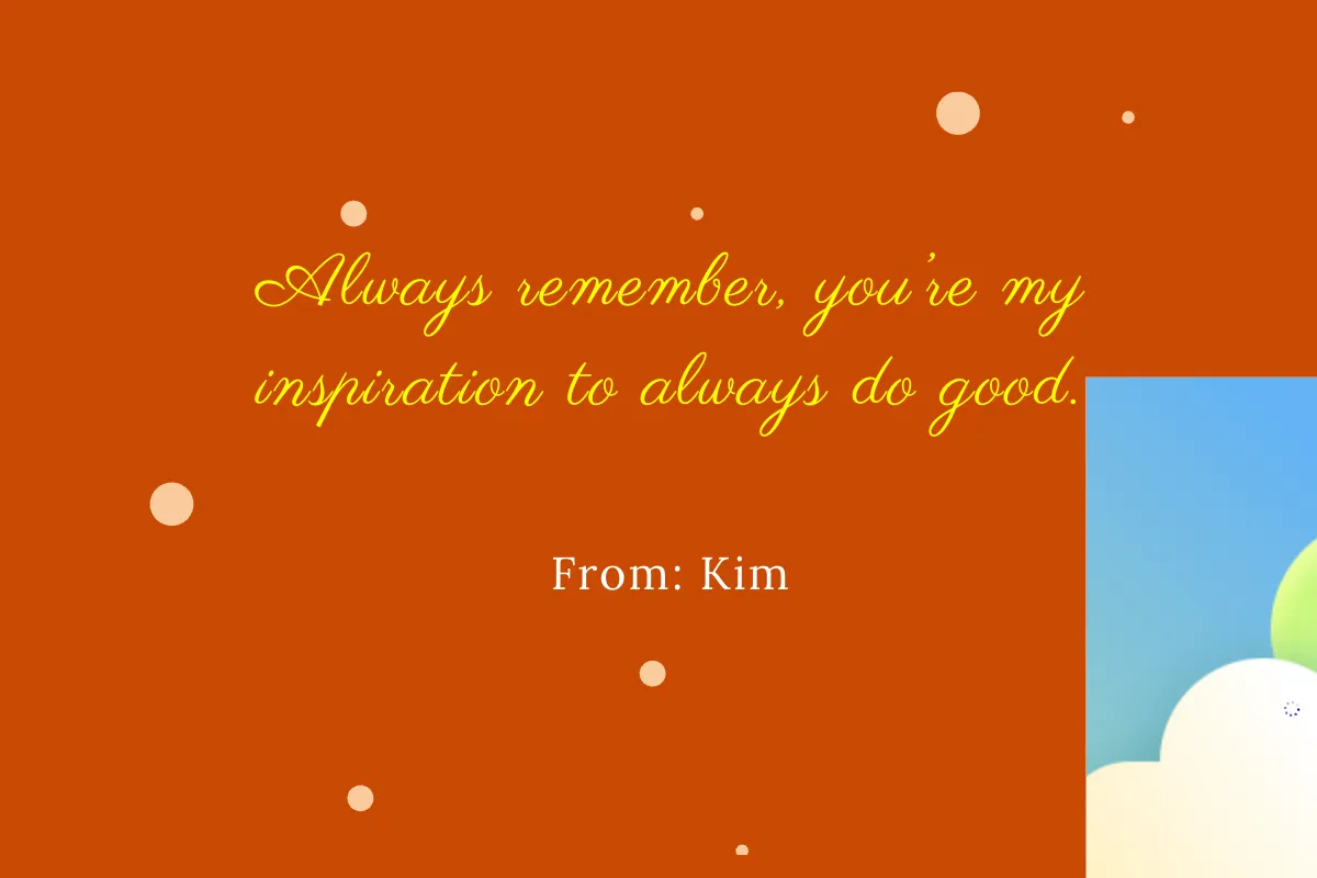 Free Inspirational Thinking of You Card Template to Edit Online