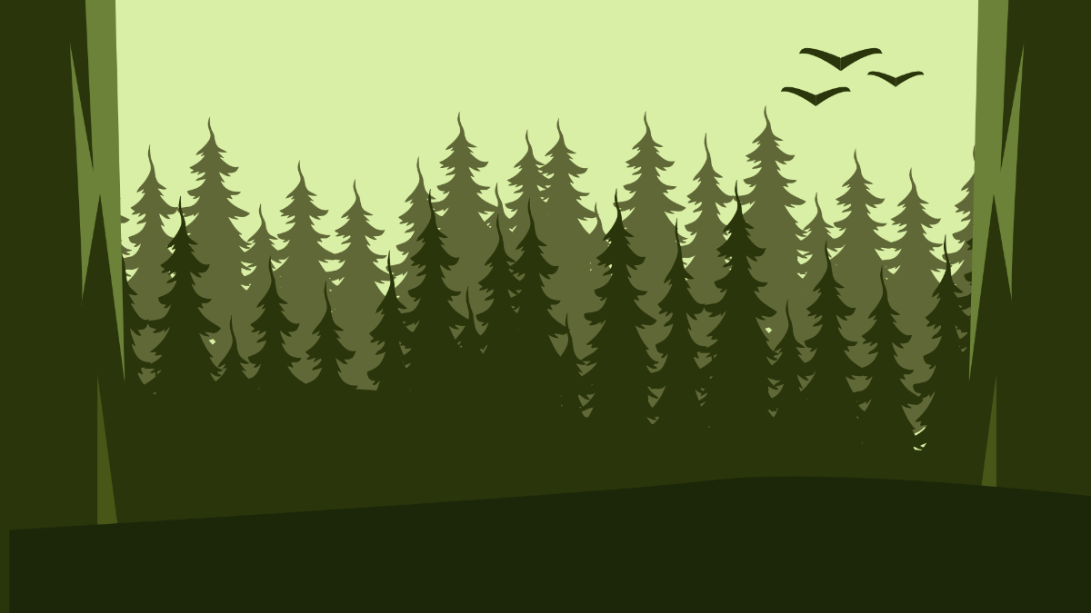 Forest Zoom Background Template