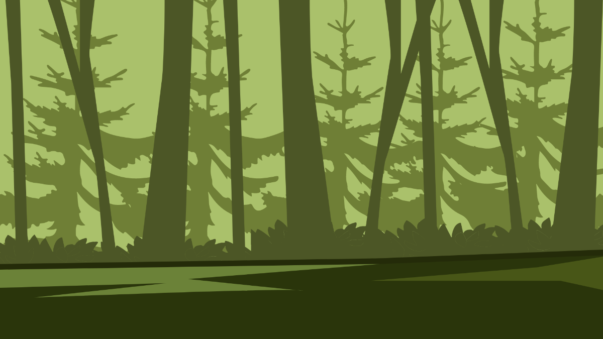 Wild Forest Background Template