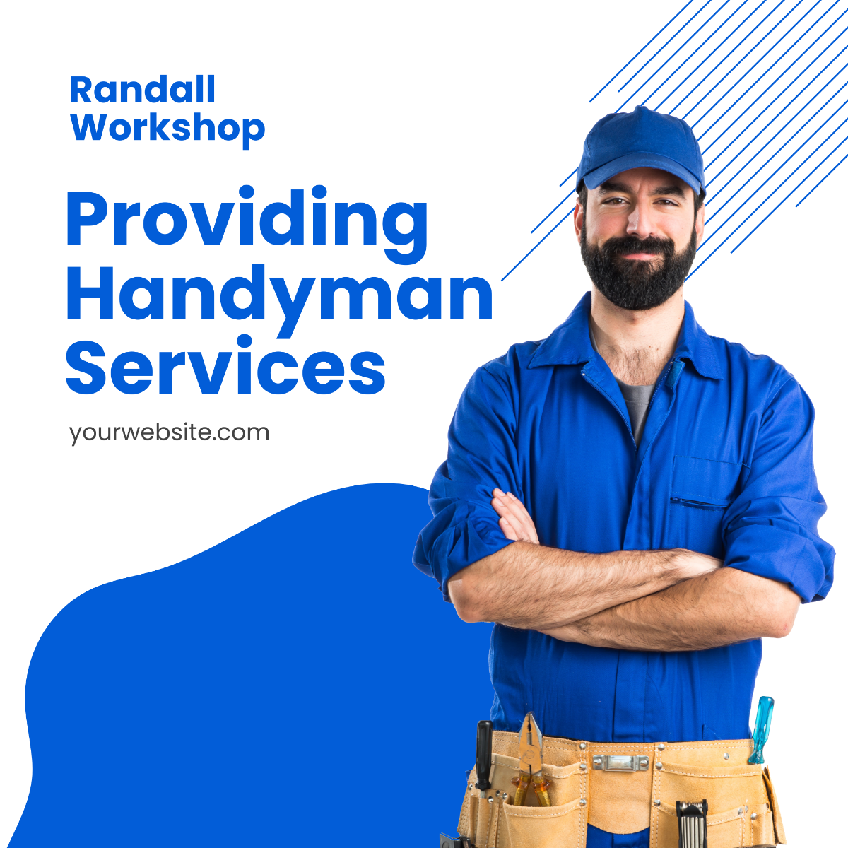 Professional Handyman Services Instagram Post Template