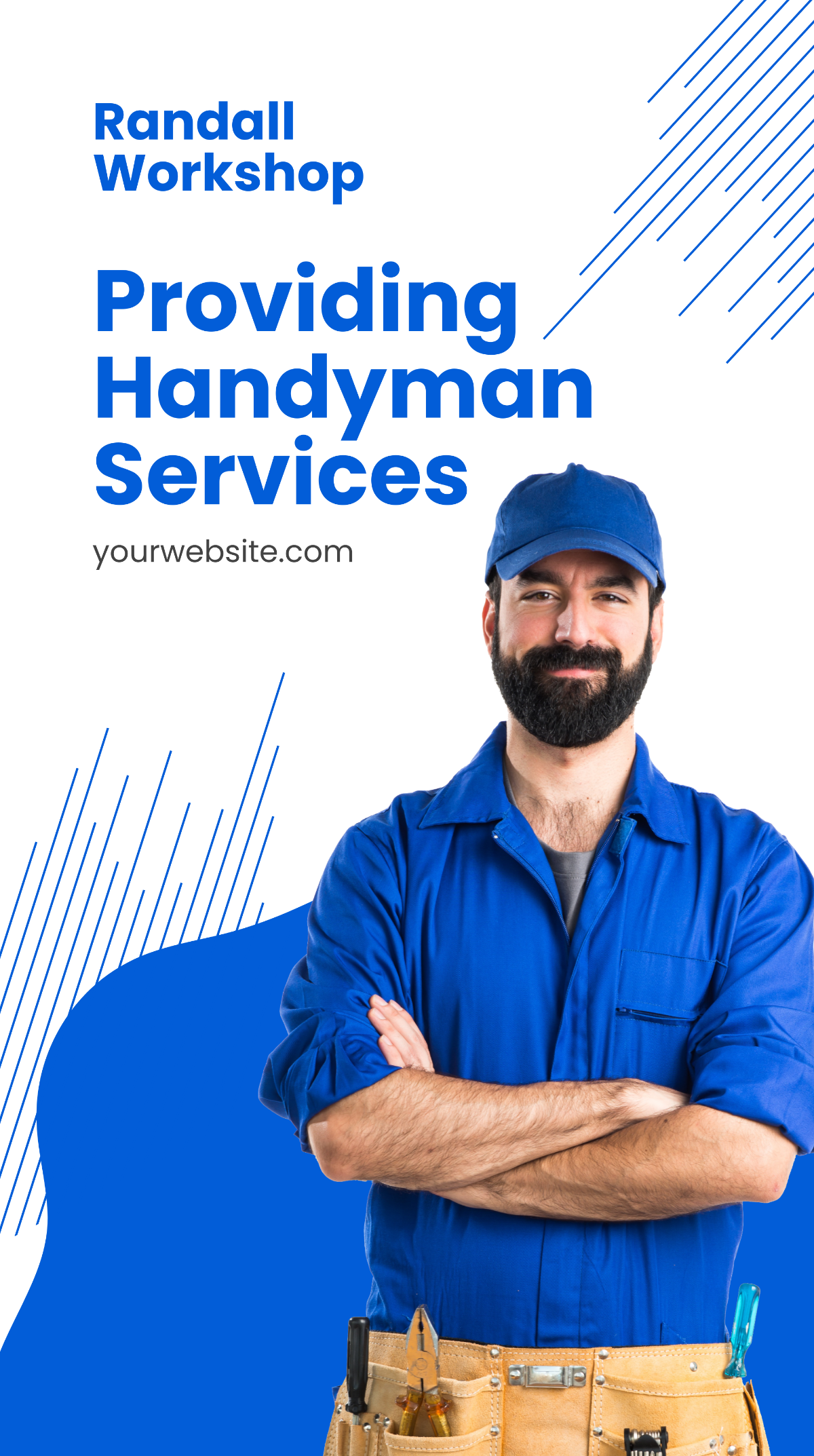 Professional Handyman Services Whatsapp Post Template