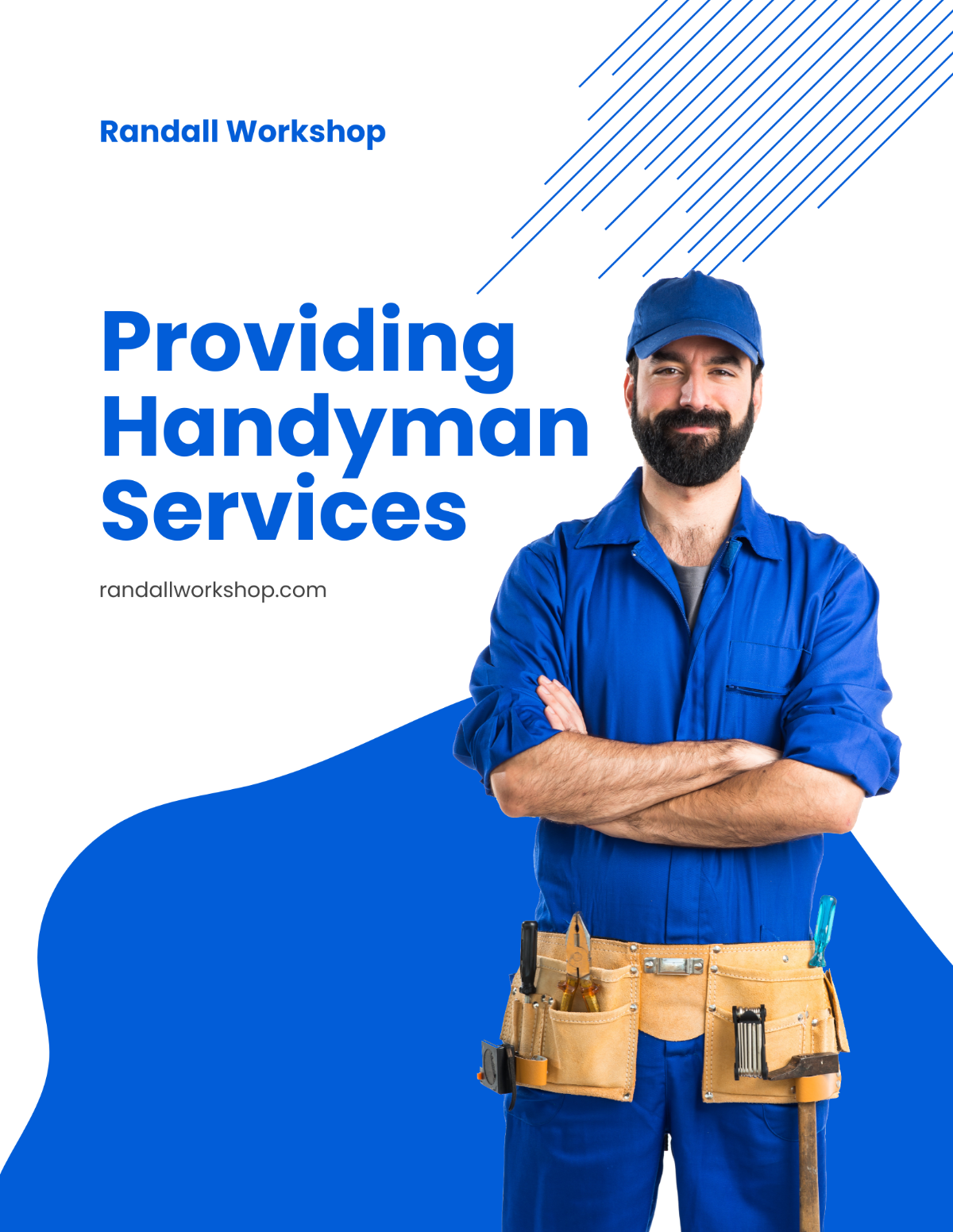 Professional Handyman Services Flyer Template - Edit Online & Download