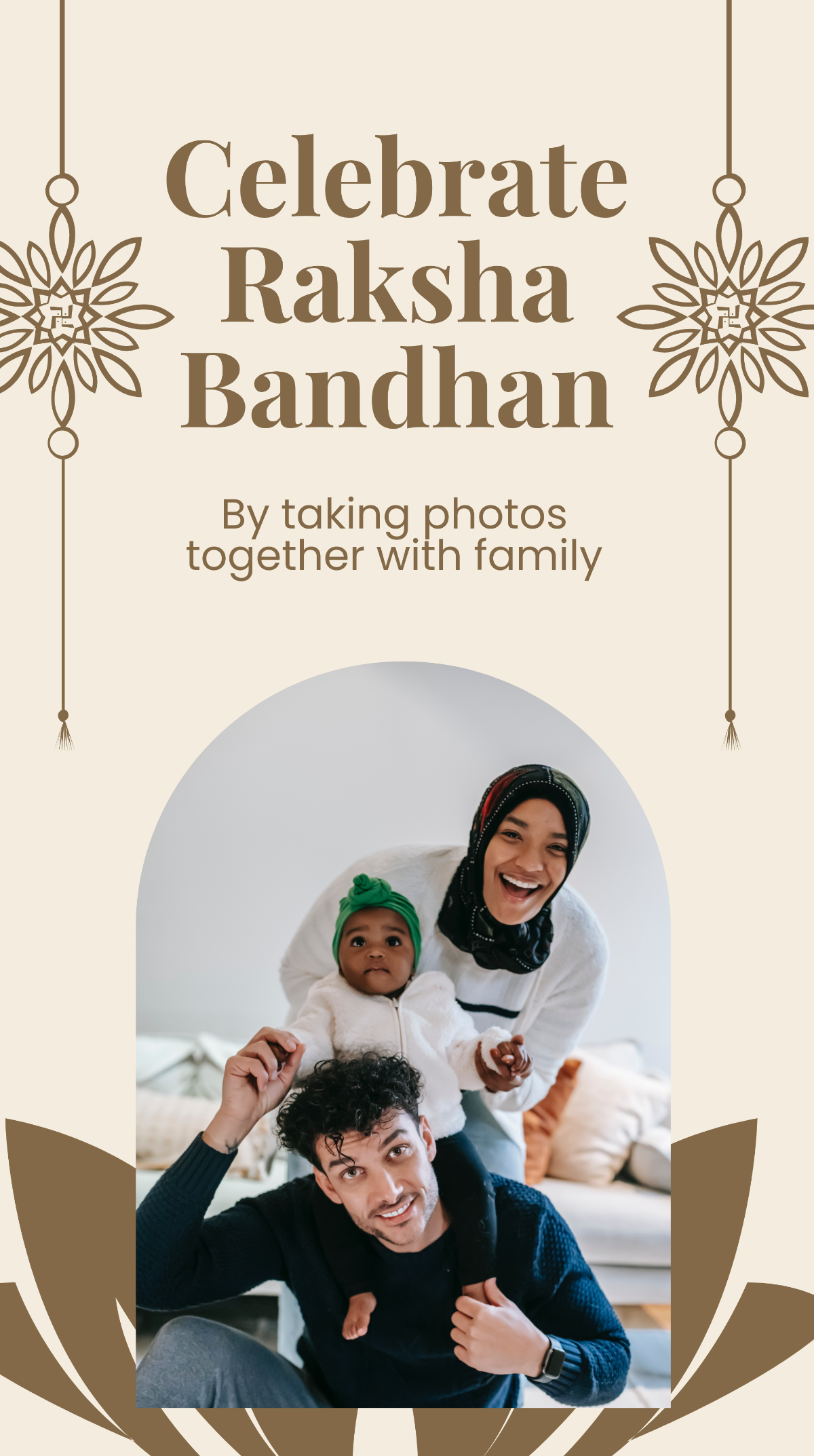 Photo Raksha Bandhan Instagram Story Template - Edit Online & Download