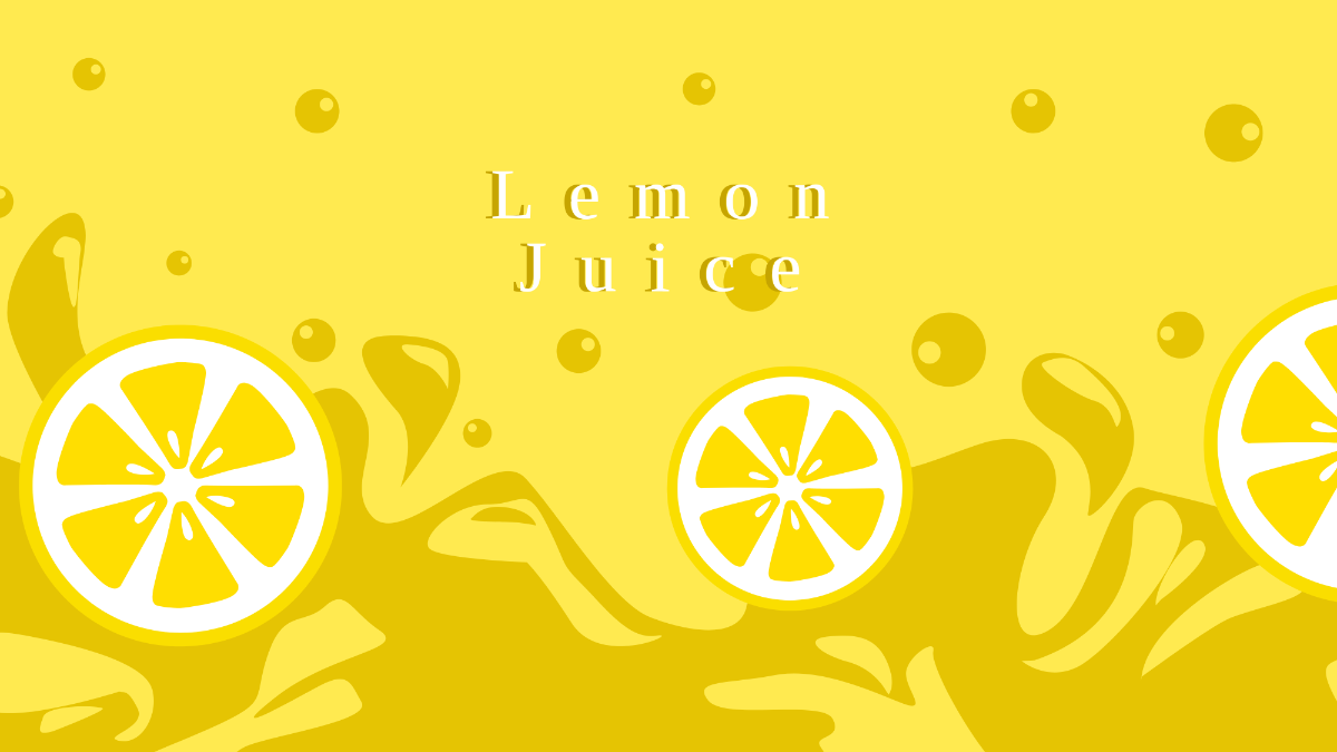 Lemon Yellow Wallpaper Template