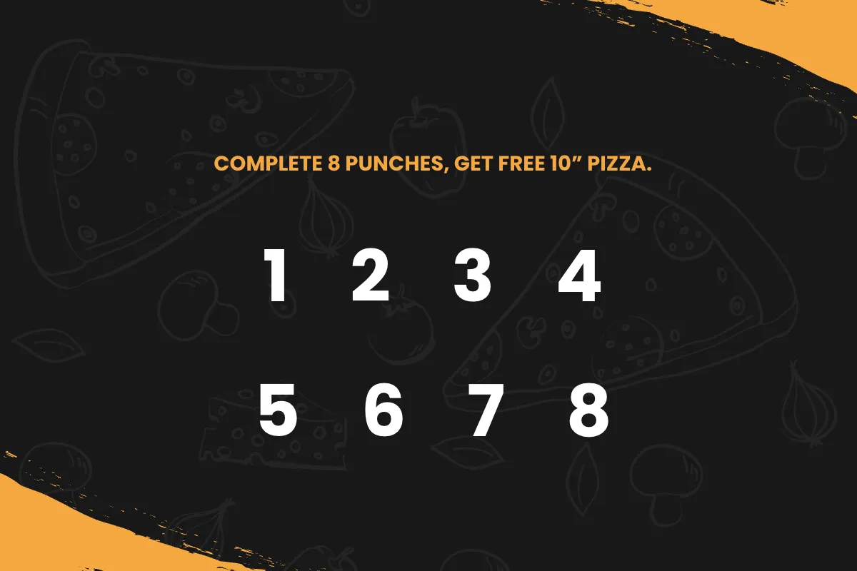 Free Customer Loyalty Punch Card Template to Edit Online