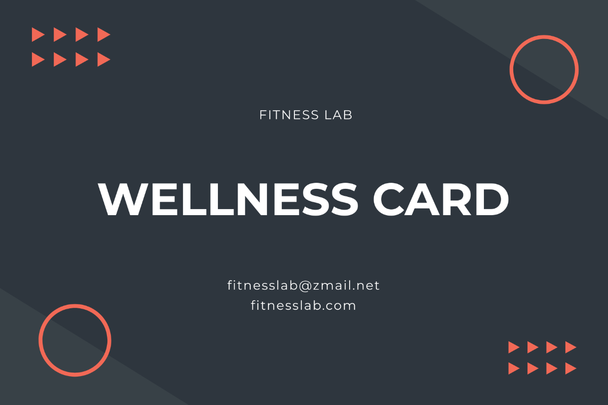 Fitness Punch Card Template