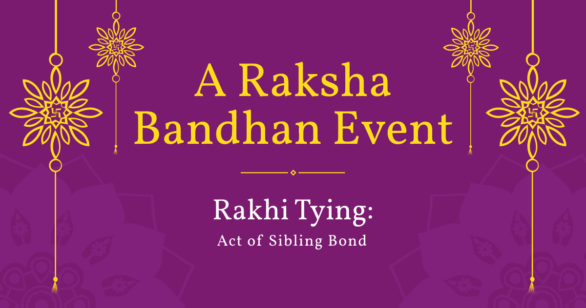 Raksha Bandhan Event Facebook Post Template