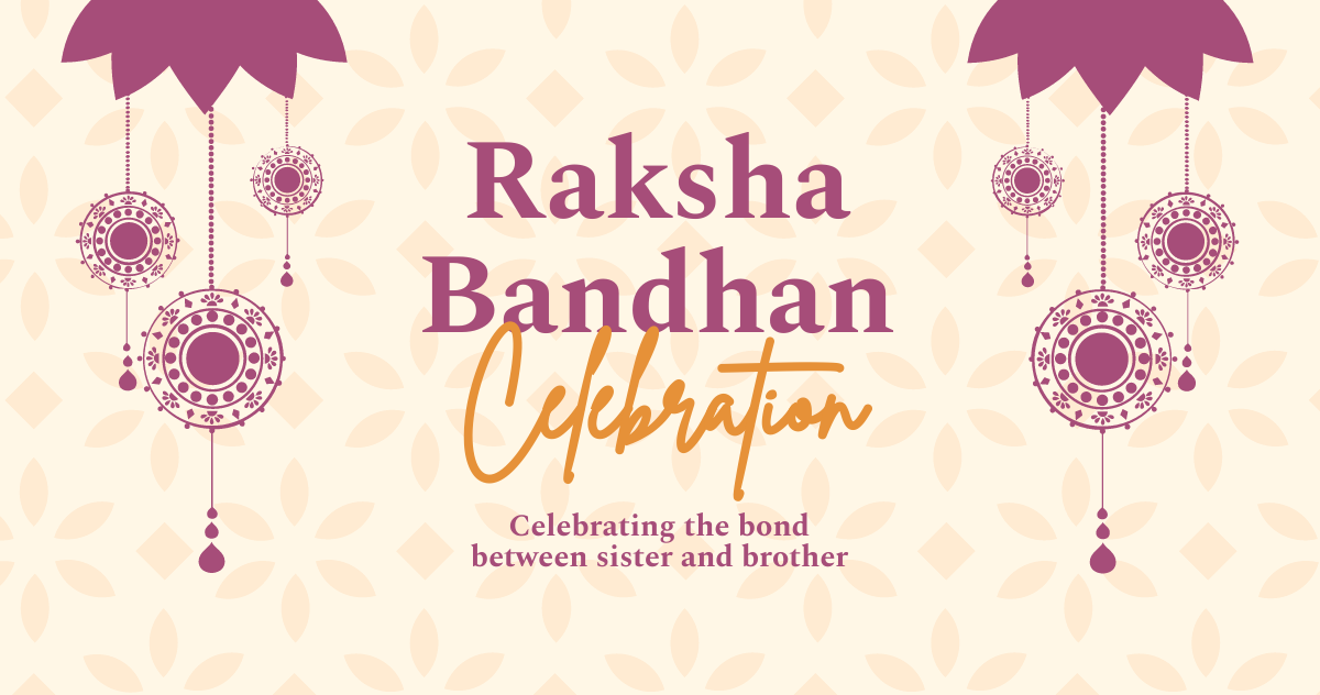 Modern Raksha Bandhan Facebook Post Template