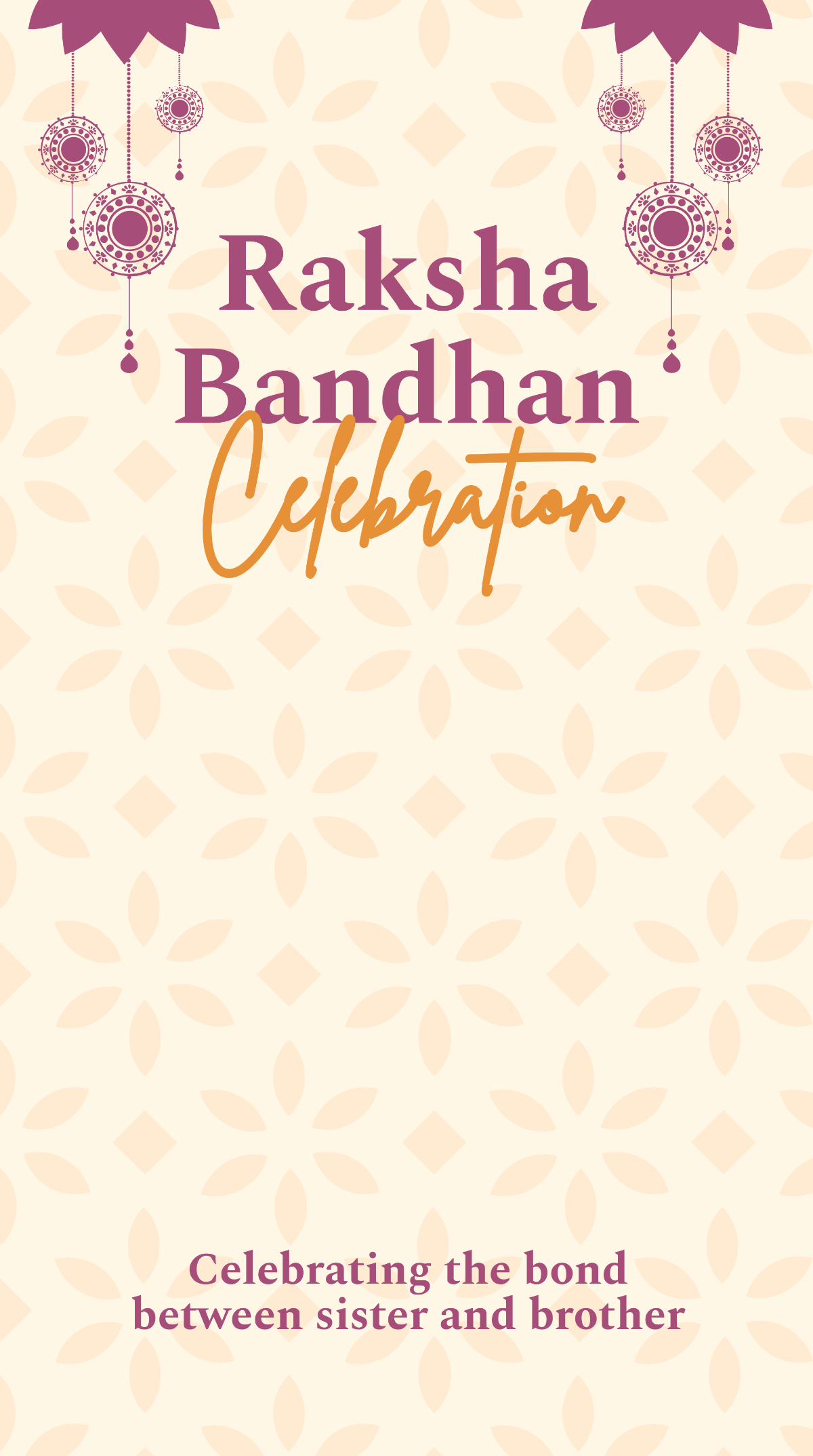 Modern Raksha Bandhan Snapchat Geofilter Template