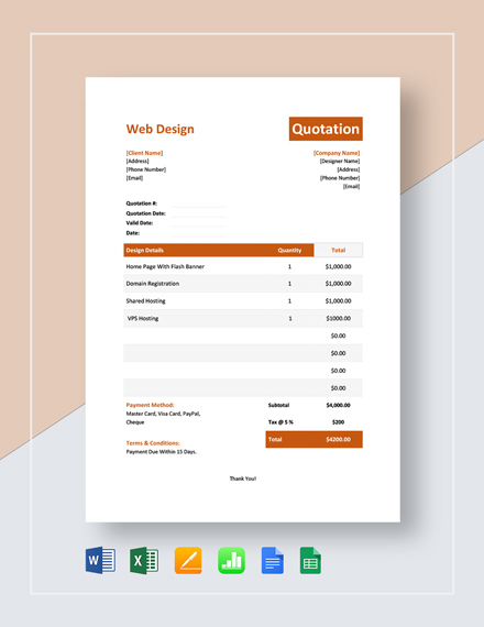 123+ FREE Quotation Templates in Microsoft Word [Download Now in .docx