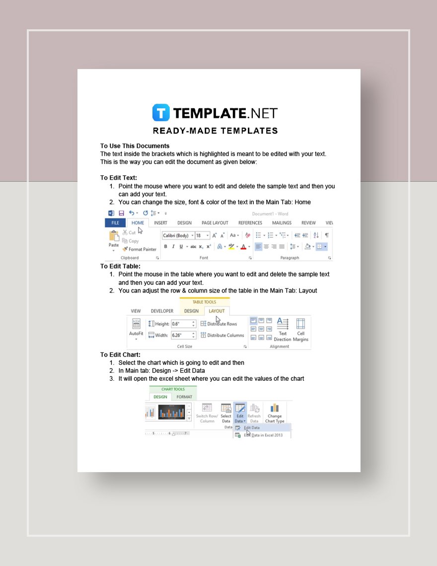 Web Project Quotation Template