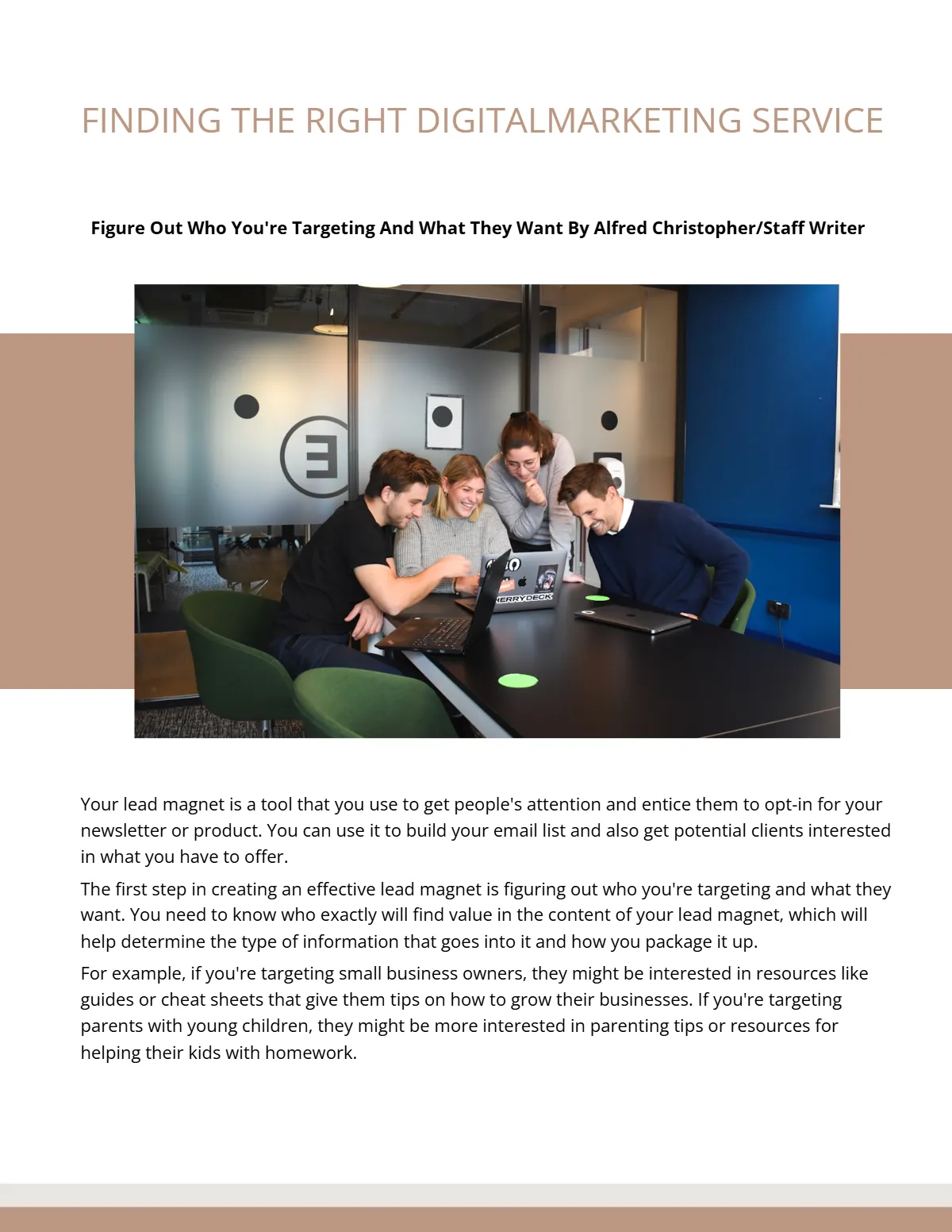 Free Lead Magnet eBooks Template to Edit Online