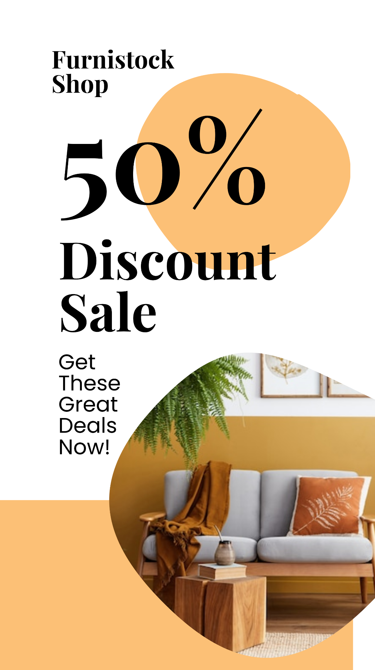 Free Furniture Sale Whatsapp Post Template to Edit Online