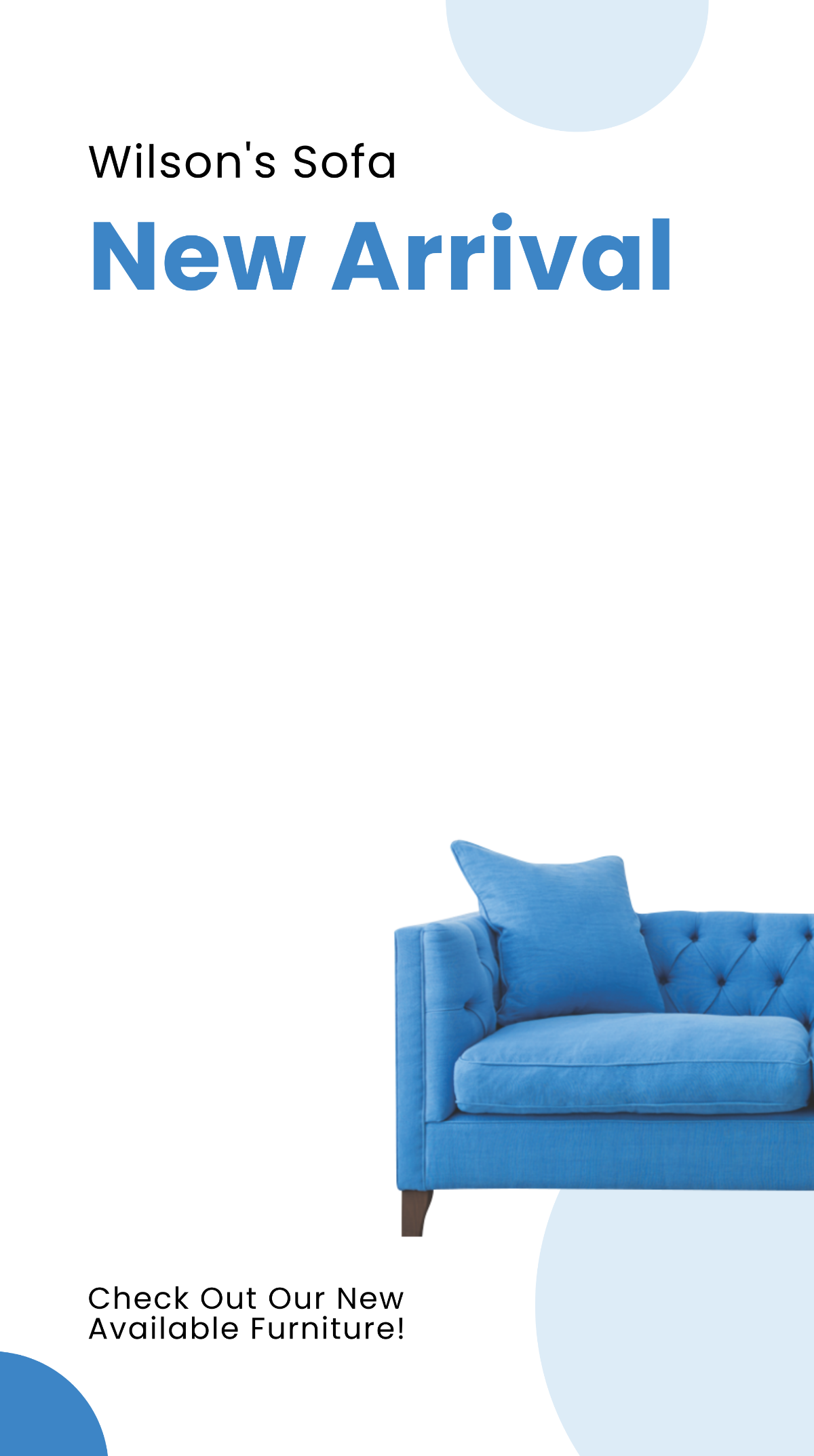 New Furniture Arrival Snapchat Geofilter Template