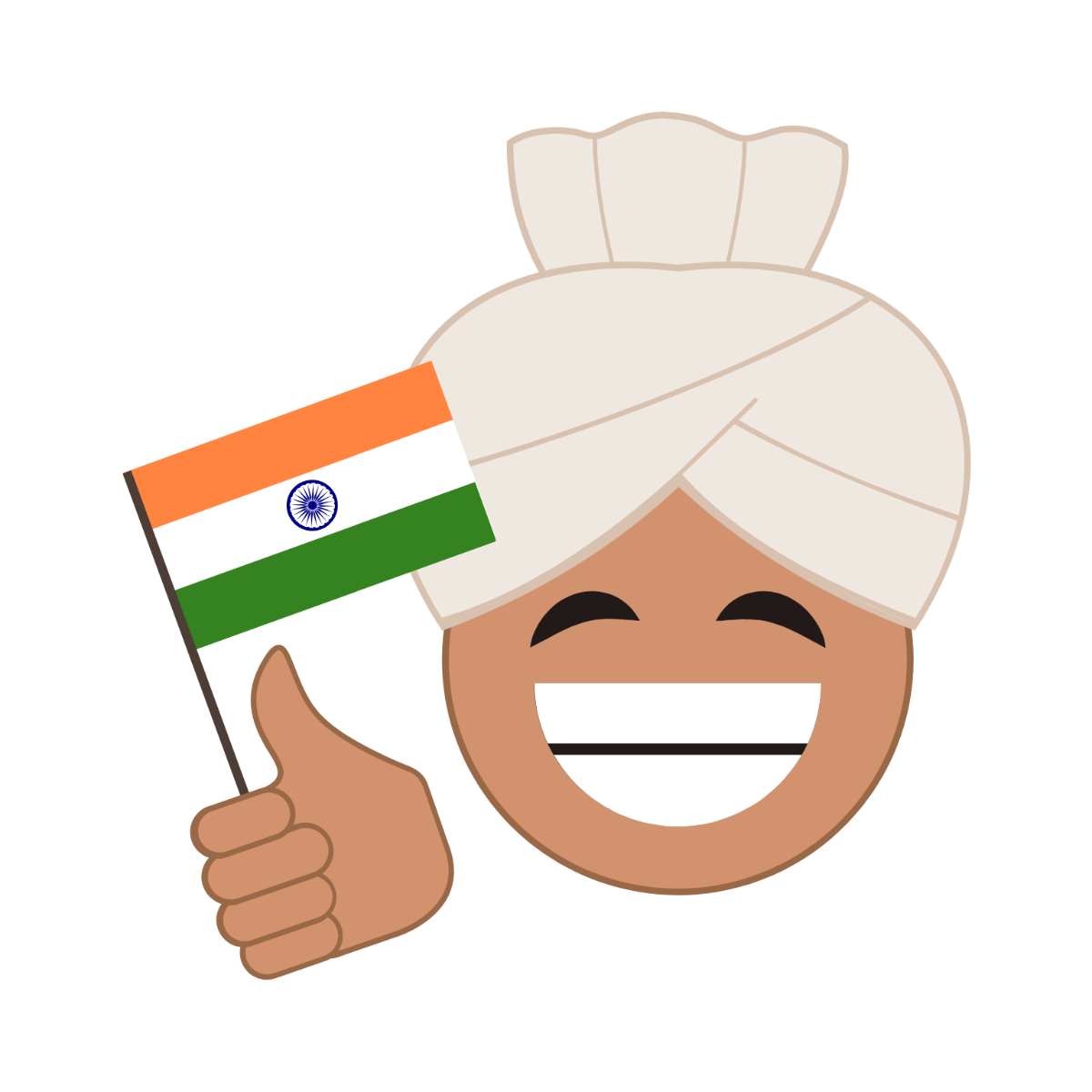 Independence Day Emoji Clipart