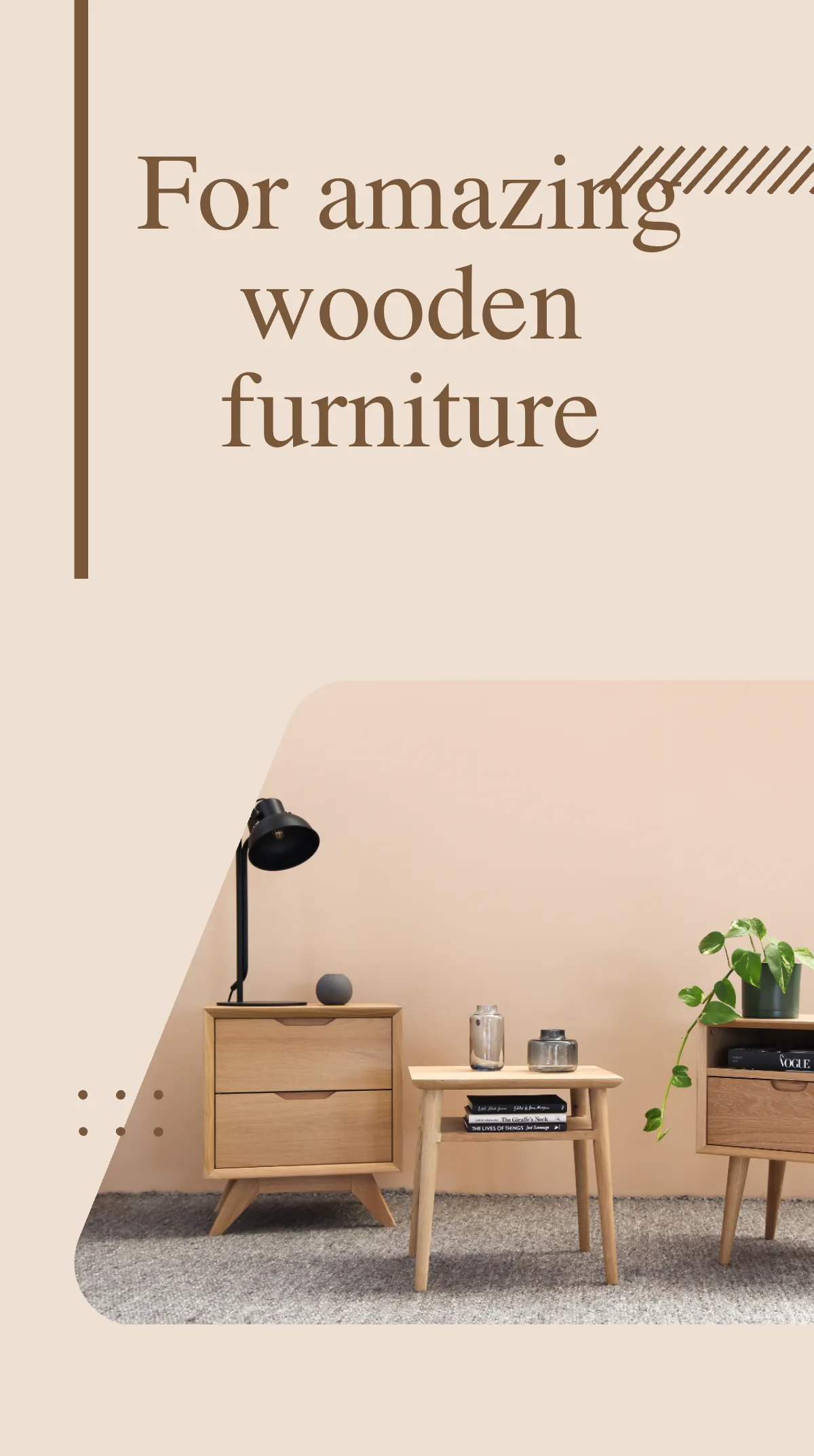 Free Wood Furniture Instagram Story Template to Edit Online