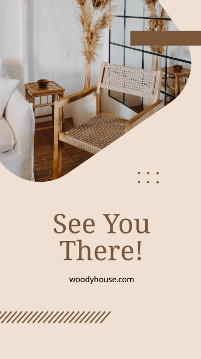 Free Wood Furniture Instagram Story Template to Edit Online