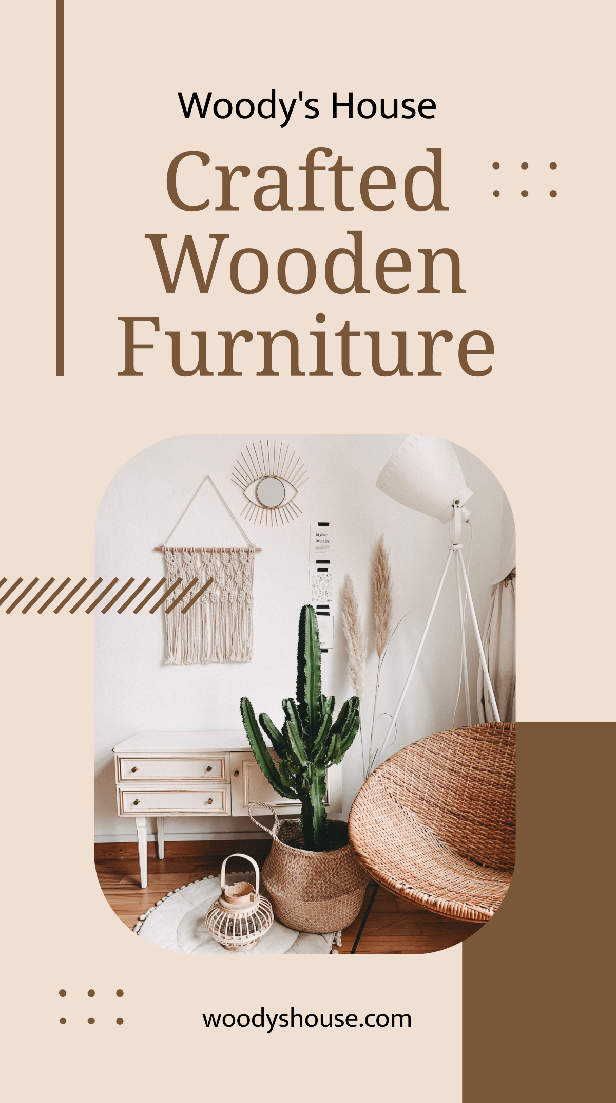 Wood Furniture Instagram Story Template