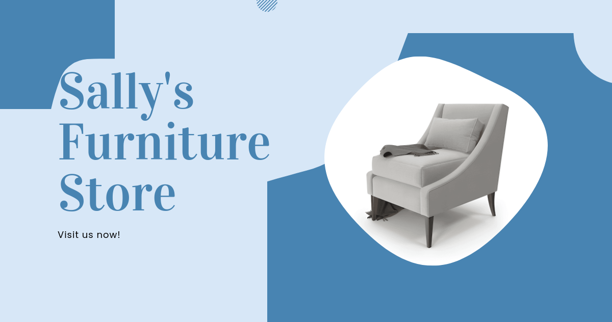 Free Furniture Store Facebook Post Template to Edit Online