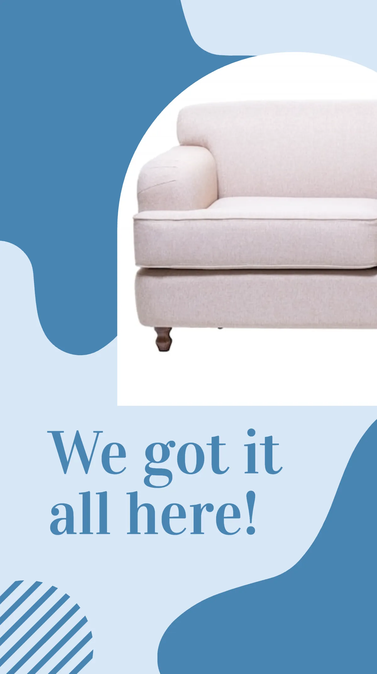 Free Furniture Store Instagram Story Template to Edit Online