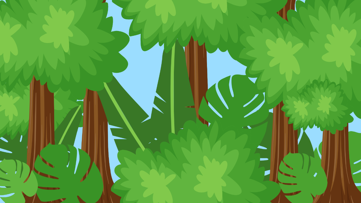 Free Tropical Forest Background Template
