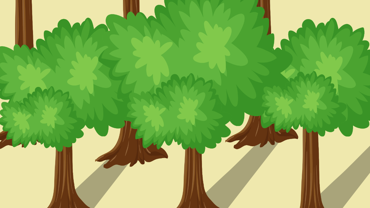 Tree Forest Background Template