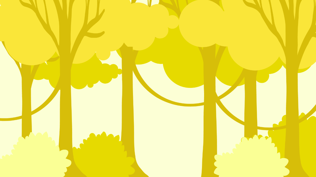 Free Yellow Forest Background Template