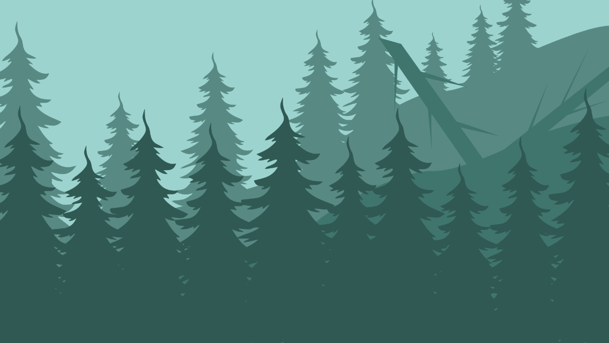 Free Pine Forest Background Template