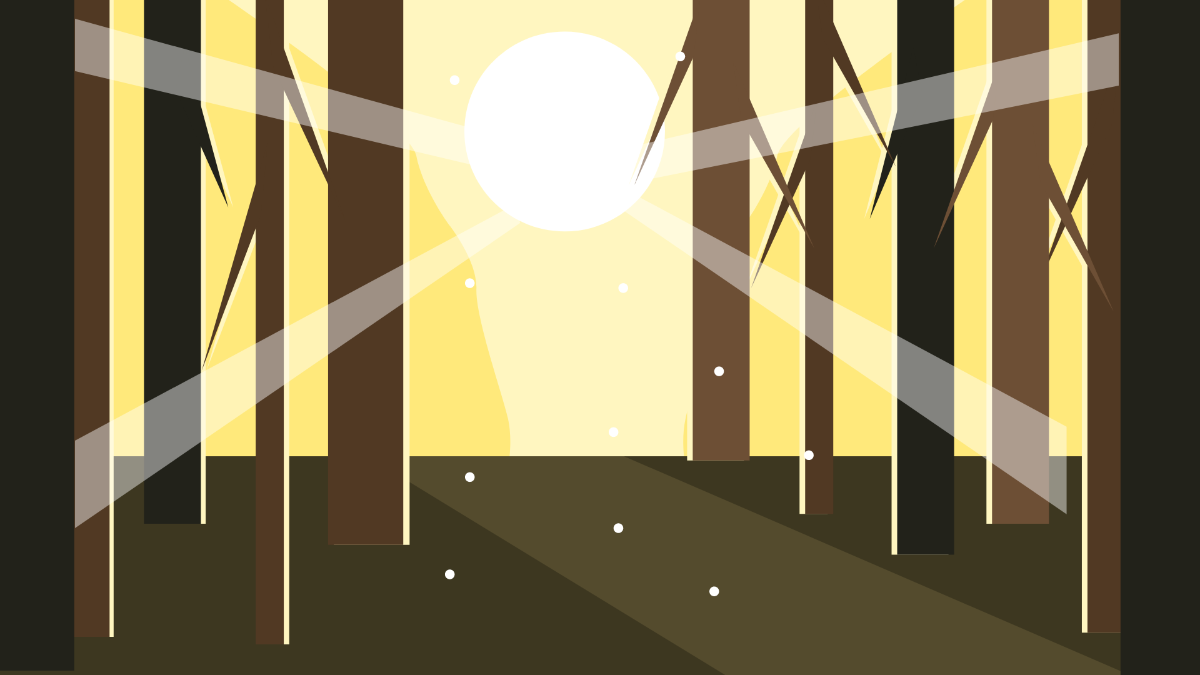 Sunny Forest Background