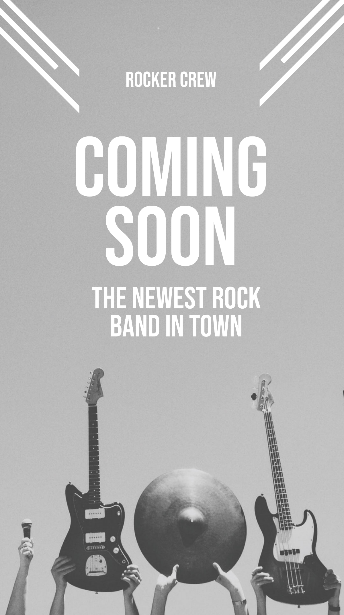 Band Coming Soon Instagram Story Template
