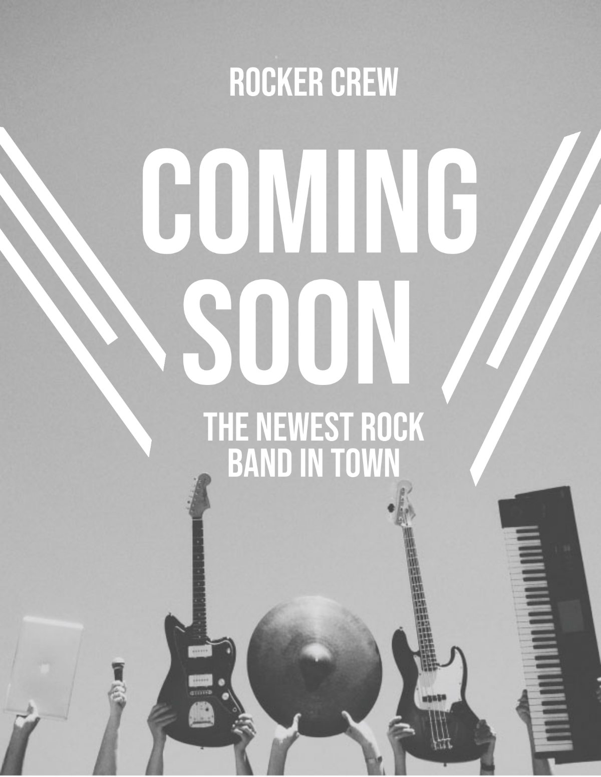 Band Coming Soon Flyer Template