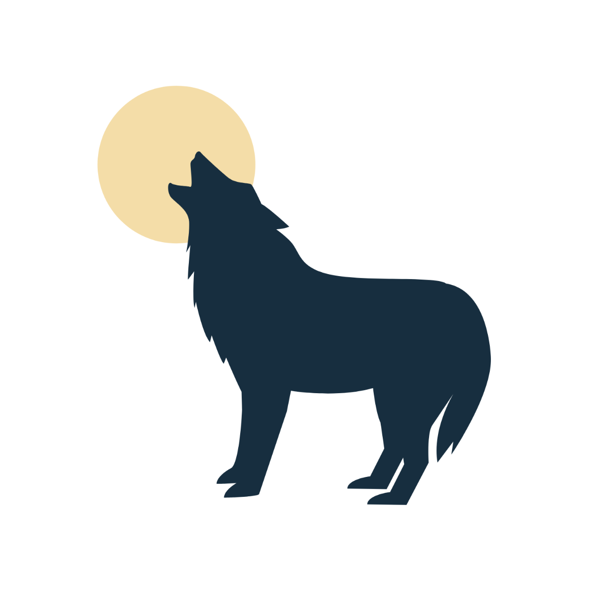 Lone Wolf clipart