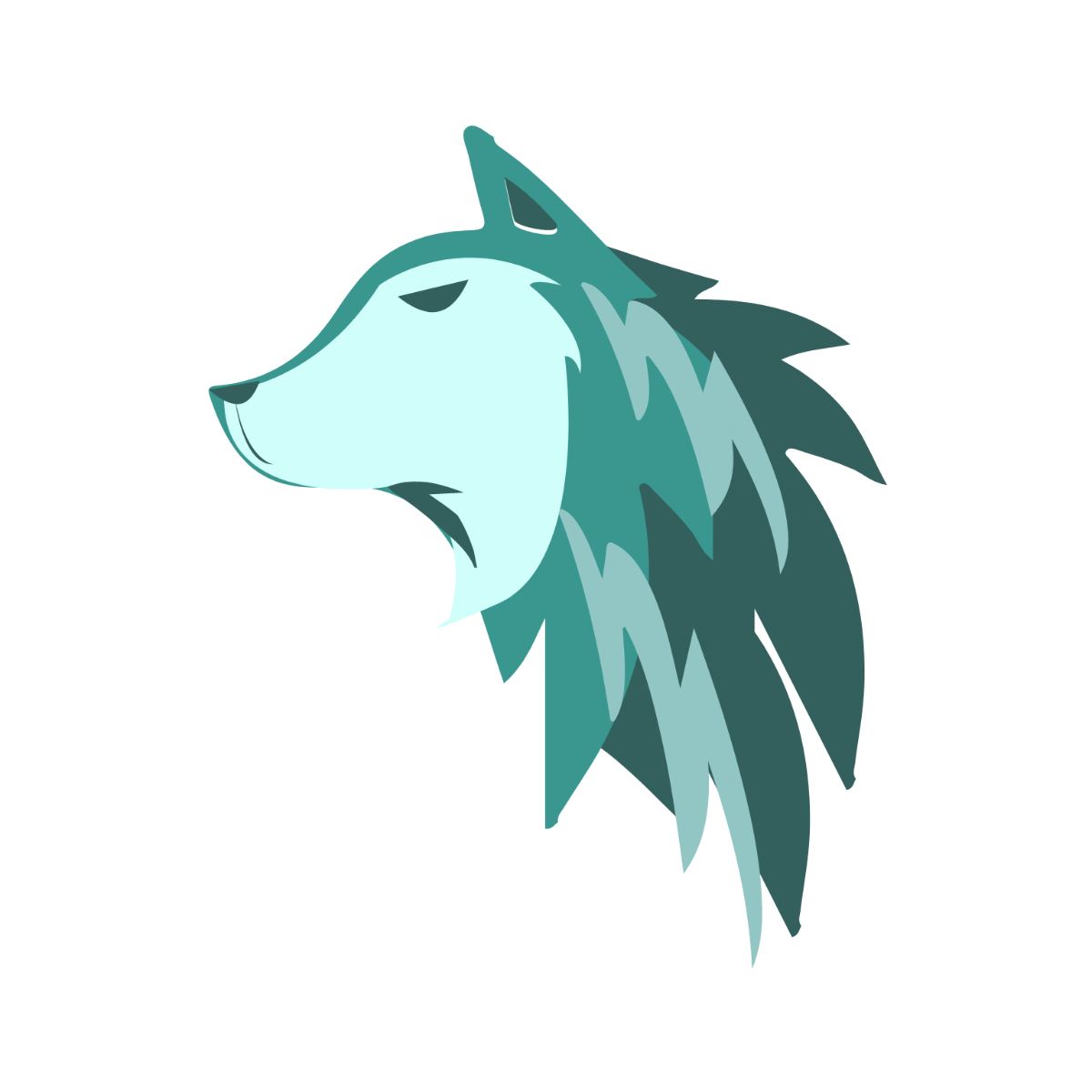 Stark Wolf clipart