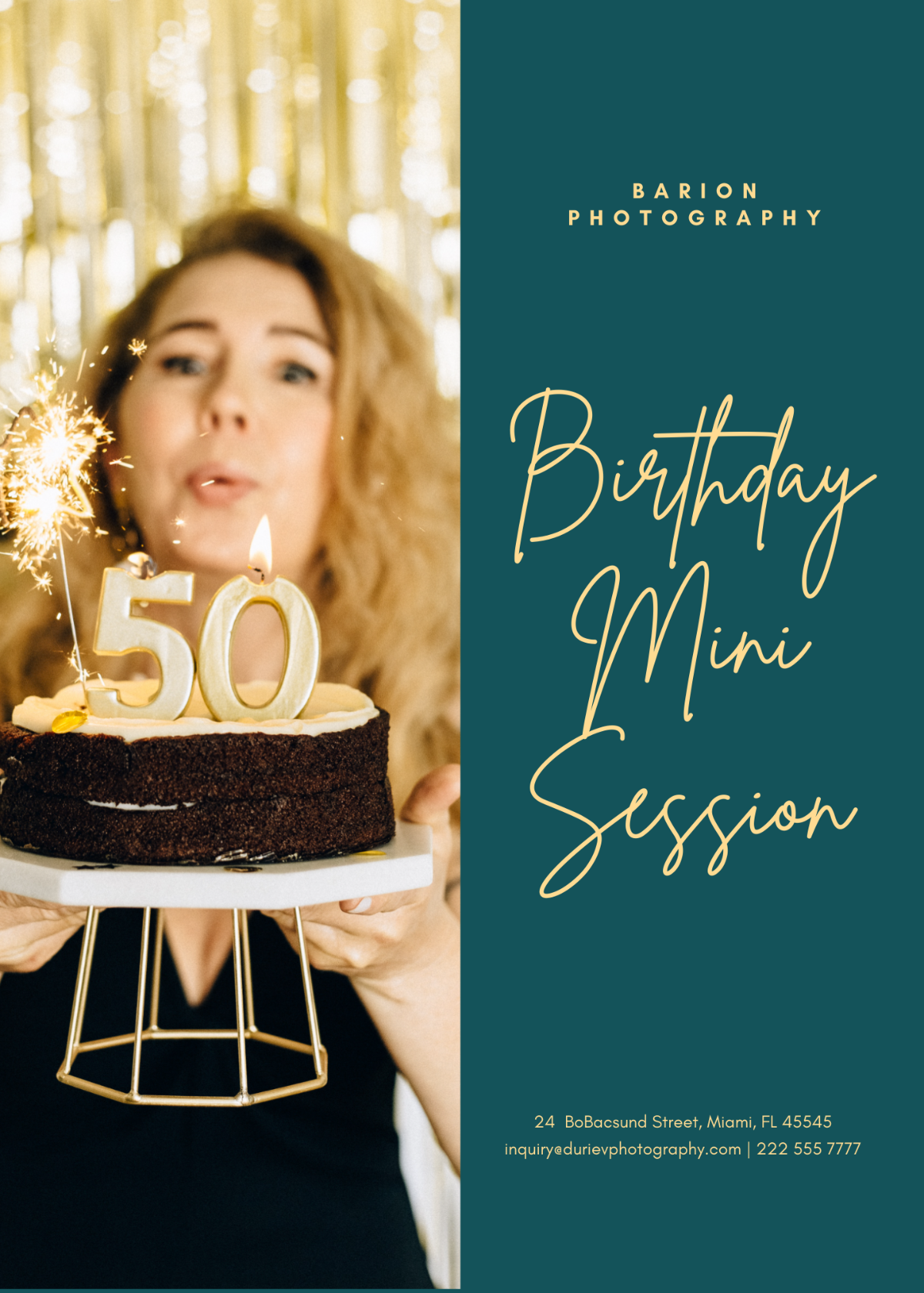 Free Birthday Mini Session Template