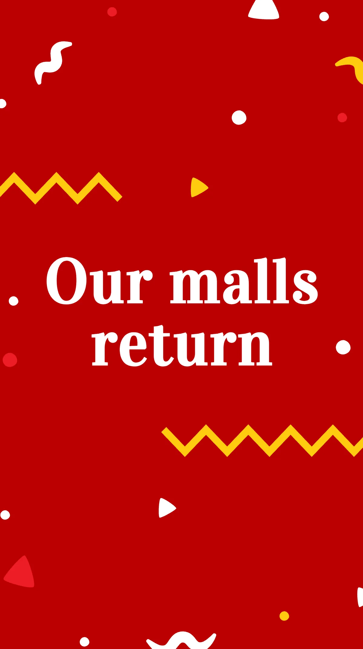 Free Reopening Advertisement Instagram Story Template to Edit Online