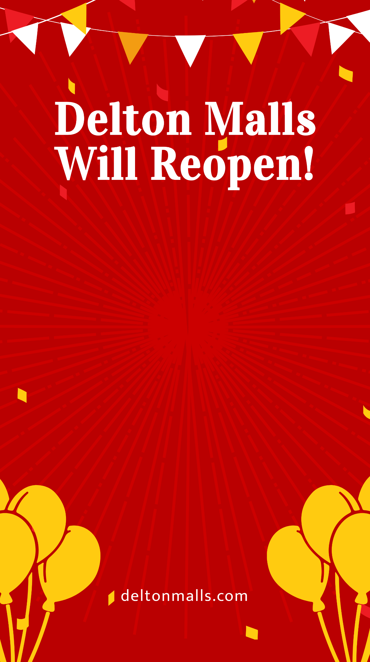 Reopening Advertisement Snapchat Geofilter Template