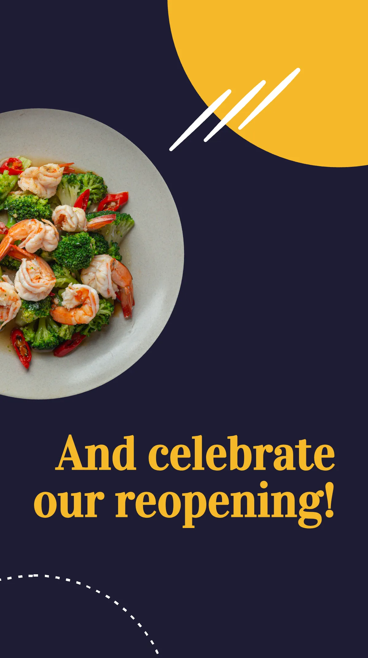 Free Restaurant Reopening Instagram Story Template to Edit Online
