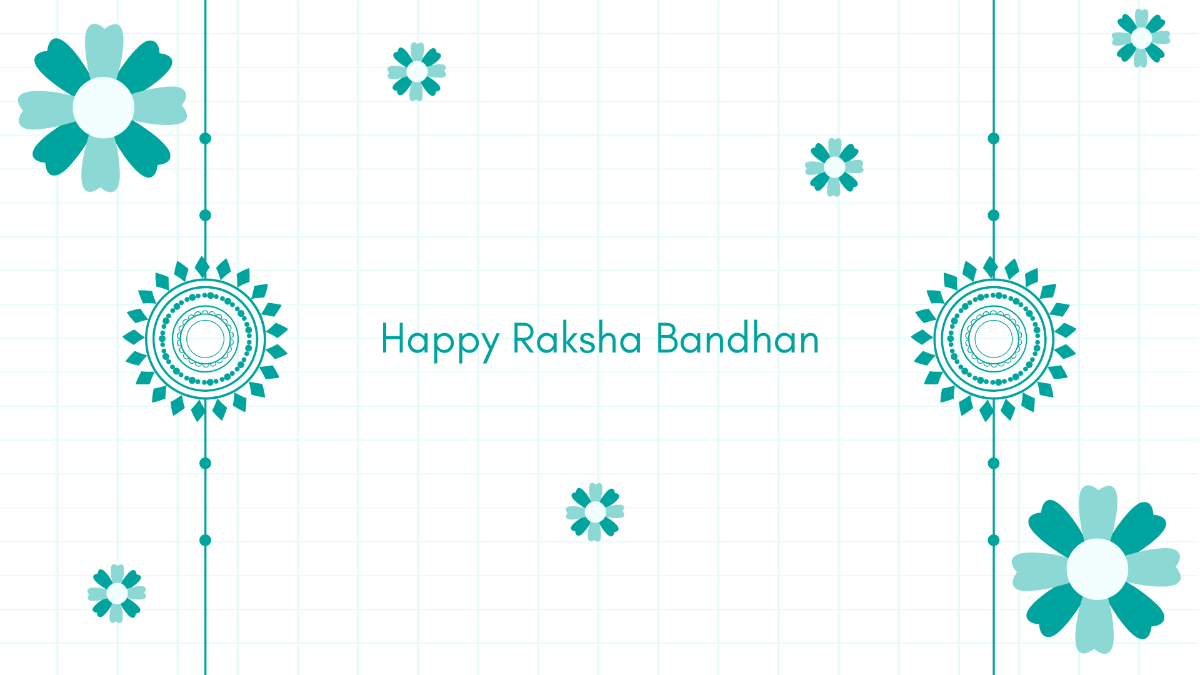 Modern Raksha Bandhan Background Template