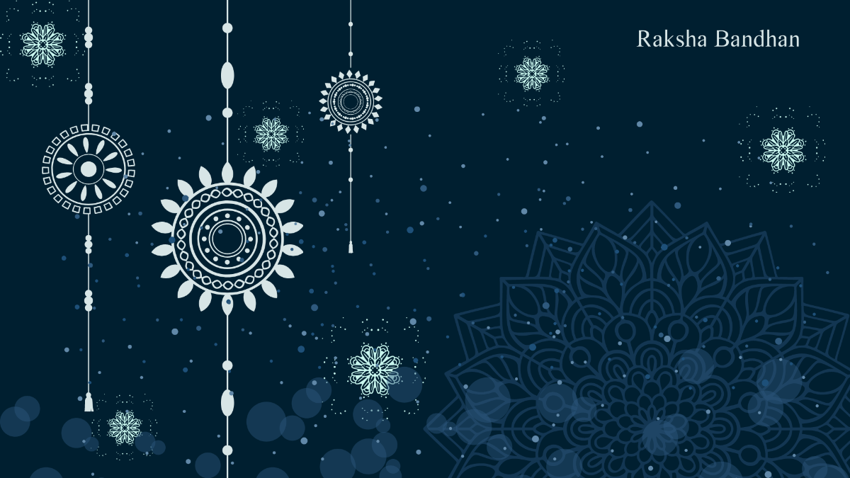 Raksha Bandhan Celebration Background Template