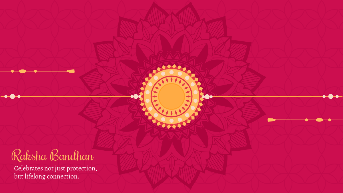 Free Beautiful Raksha Bandhan Background Template