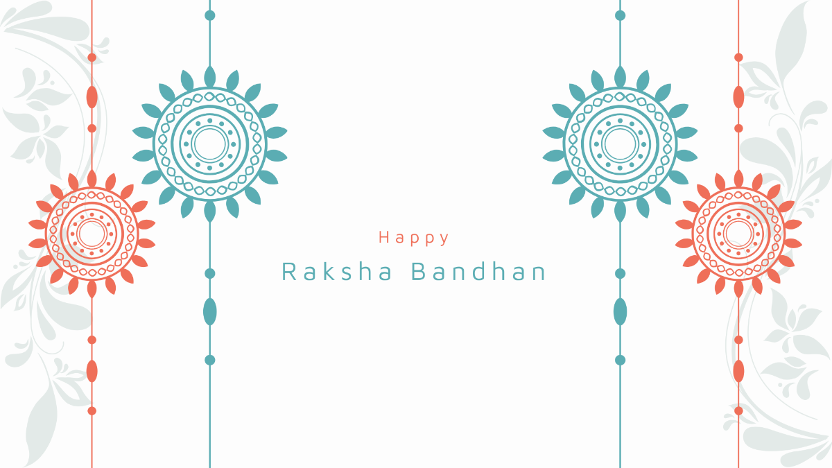 Simple Raksha Bandhan Background Template