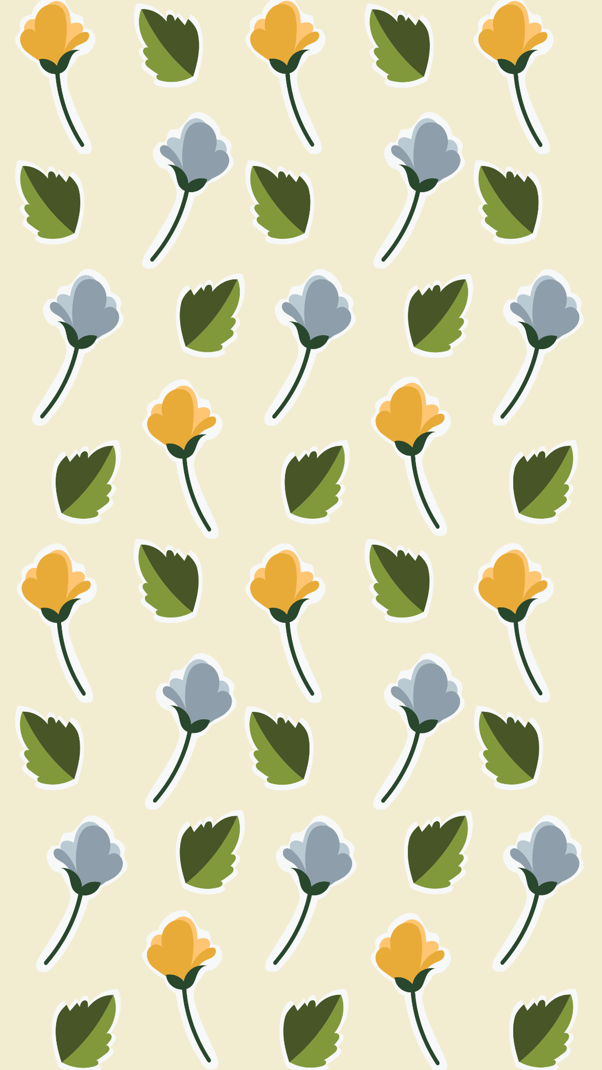 Floral Pattern iPhone Background