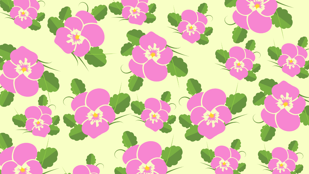 Free Light Purple Floral Background Template