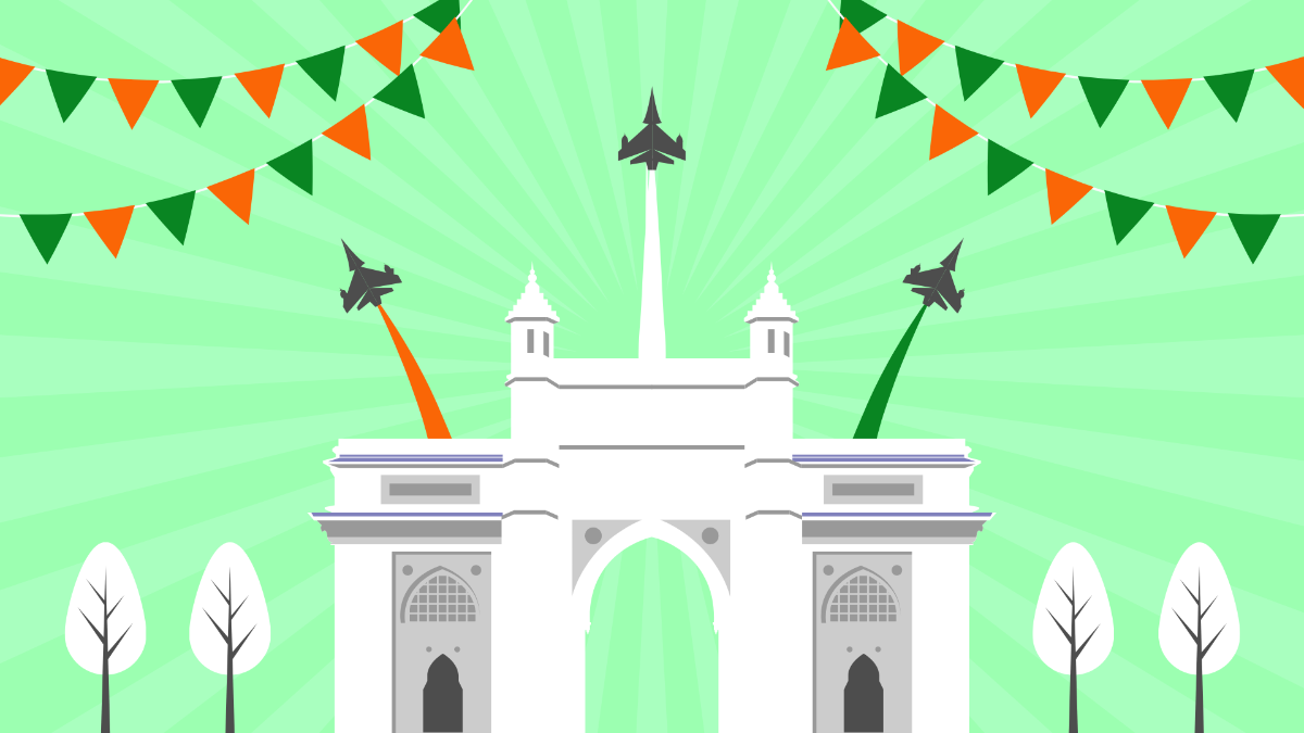 Creative India Independence Day Background Template
