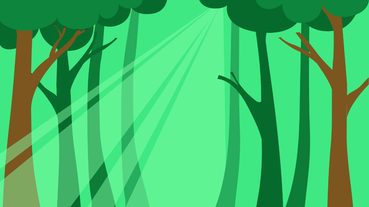 Free Light Forest Background Template