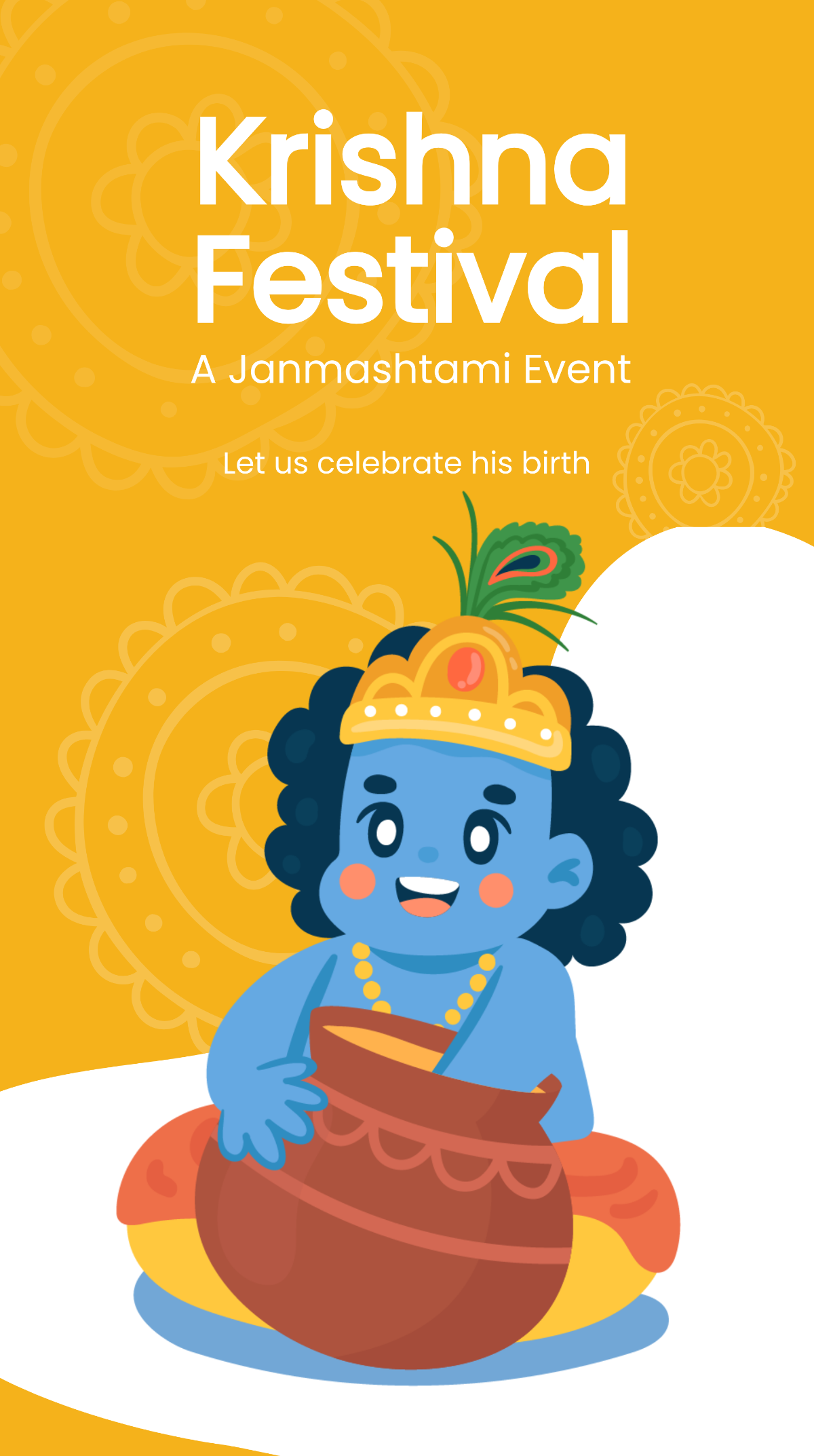 Janmashtami Event Instagram Story